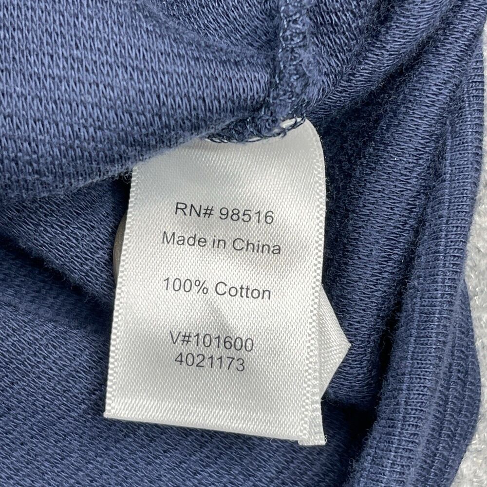 Coldwater Creek Cardigan Sweater Womens Large Navy Button Front Pockets Cotton - Picture 9 of 10